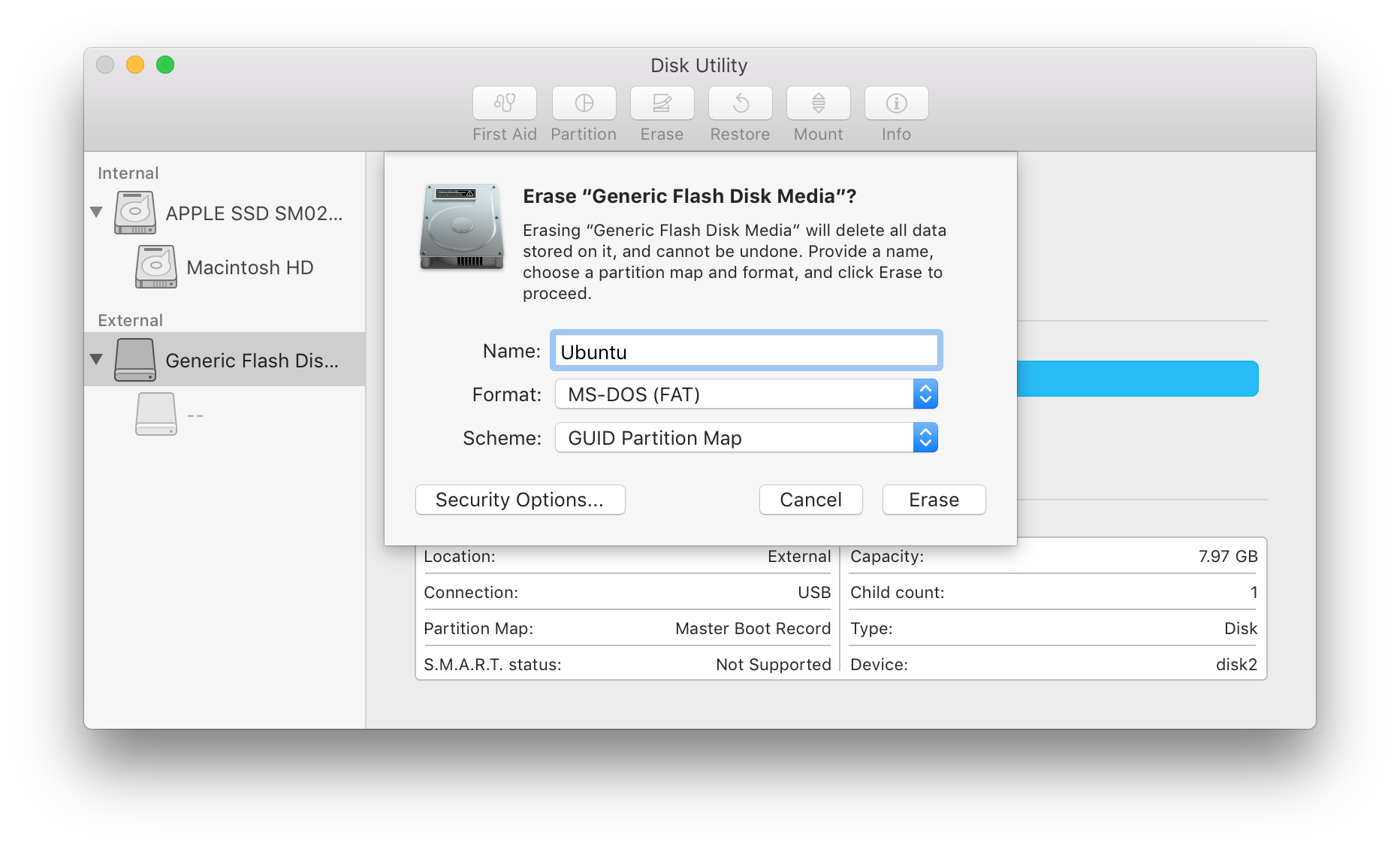 Create a windows bootable usb on mac